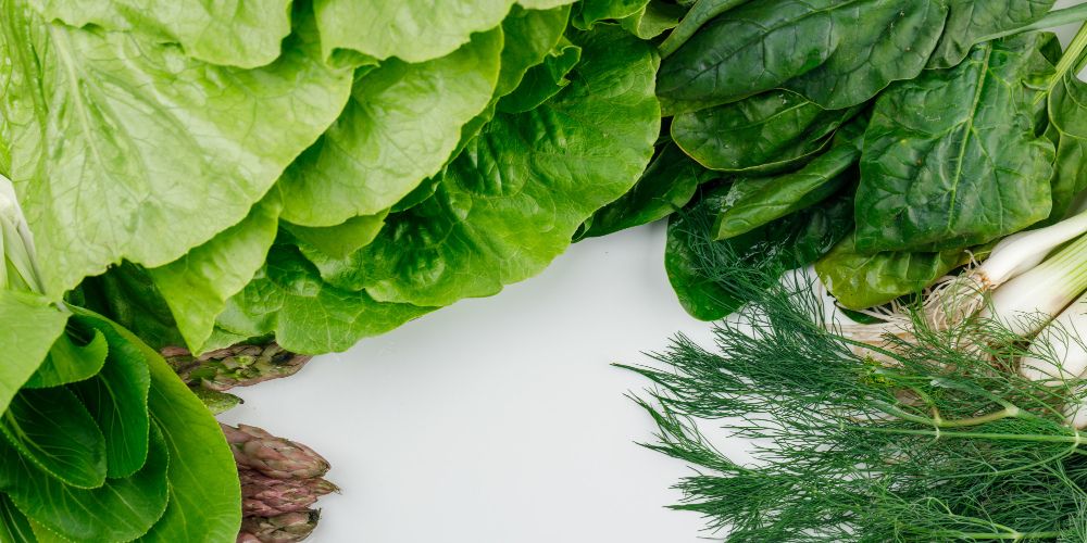 green leafy vegetables
