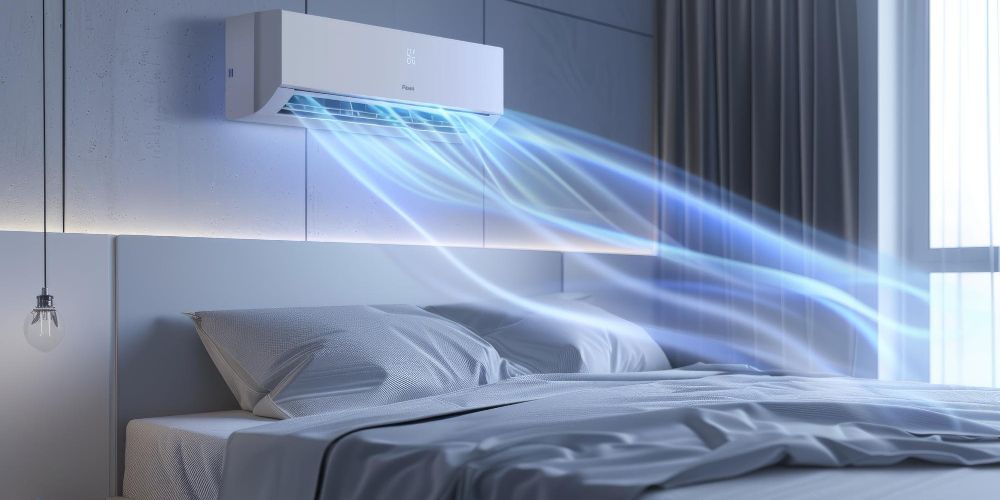 Air conditioner in bedroom